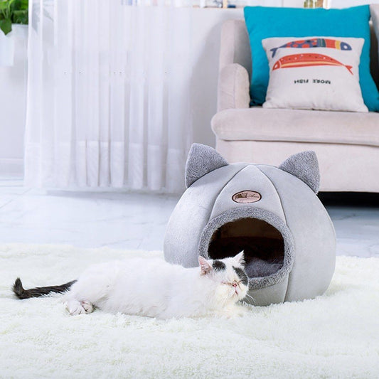 ComfyHouse™ - Niche pour chat ultra confortable - Paradis du Chat